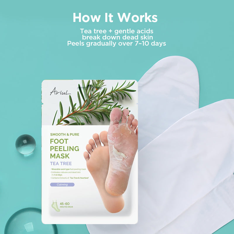 Ariul Smooth & Pure Foot Peeling Mask Calming (Tea Tree) 34g
