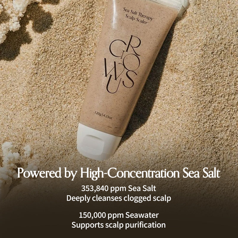 Growus Sea Salt Therapy Scalp Scaler 120g