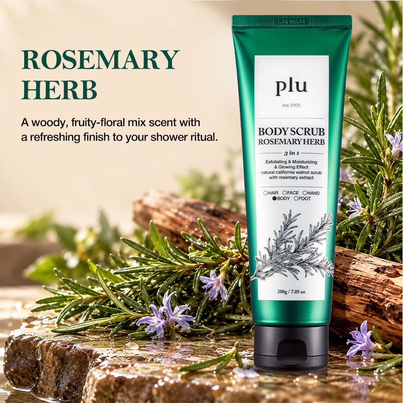 Plu Body Scrub Rosemary Herb 200g