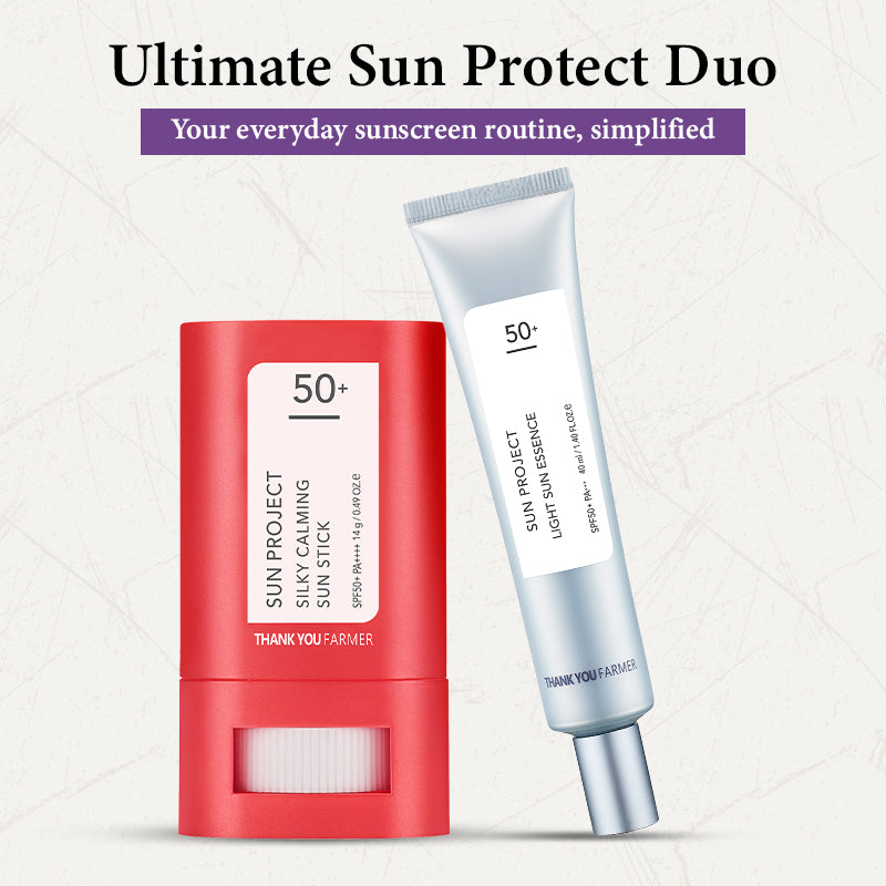 Ultimate Sun Protect Kit - Thank You Farmer Silky Calming Sun Stick ...