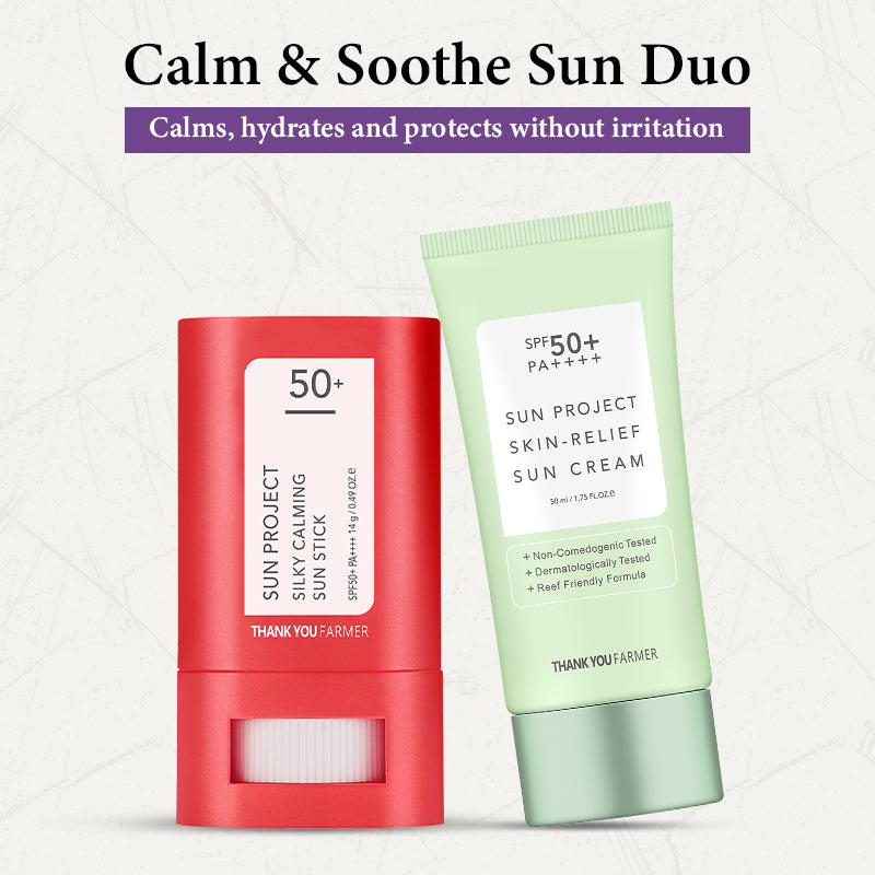 Calmsun Sample Thank you Farmer - Calm & Soothe Sun Duo