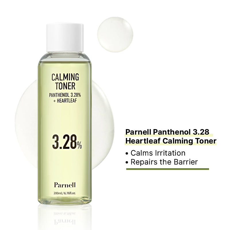 Parnell Panthenol 3.28 Heartleaf Calming Toner - 200ml