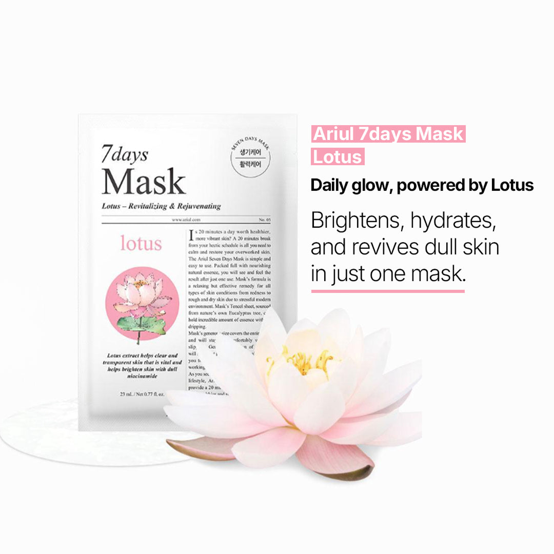 Ariul 7days Mask Lotus N - 23ml