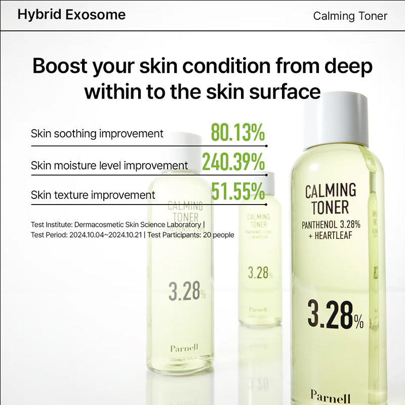 Parnell Panthenol 3.28 Heartleaf Calming Toner - 200ml