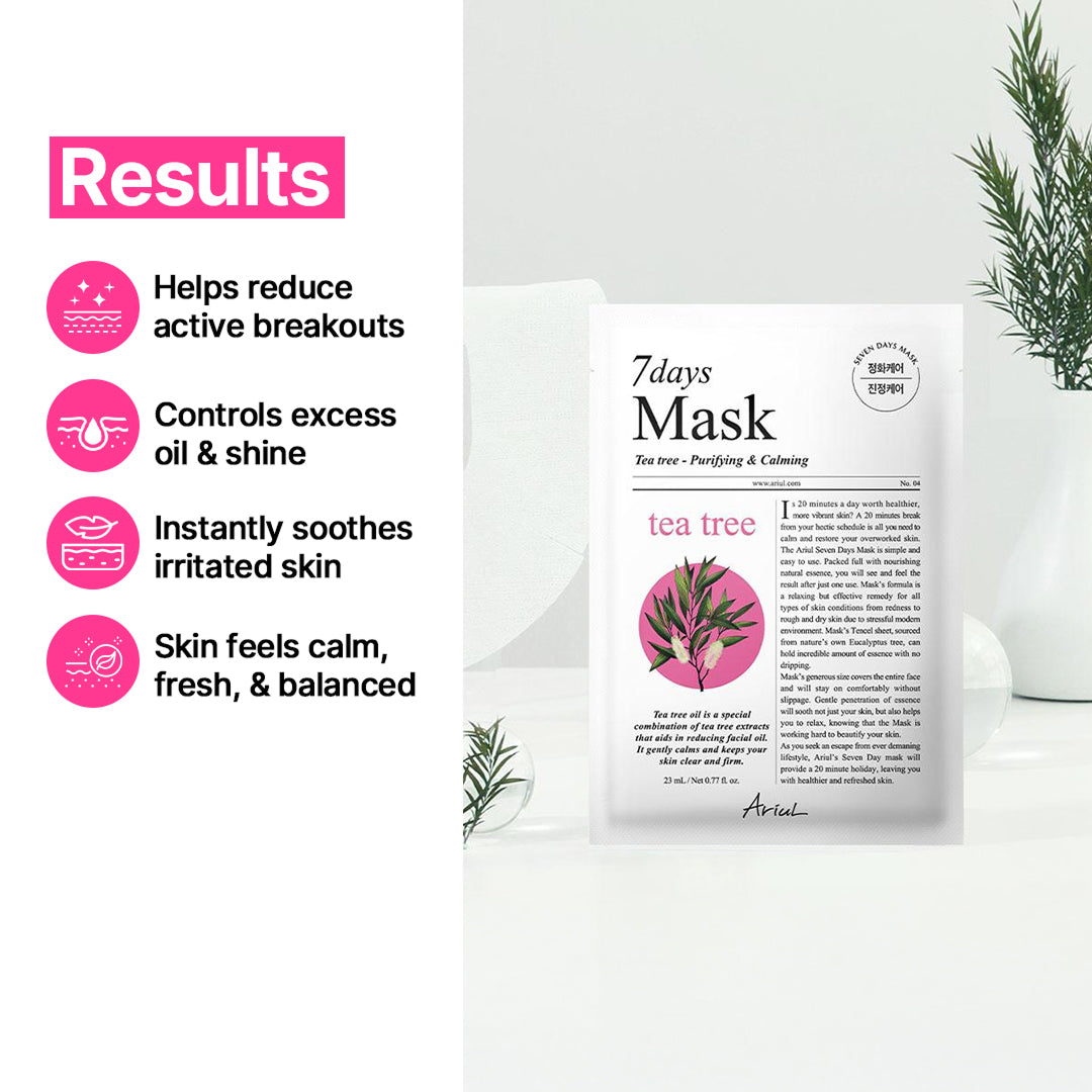 Ariul 7days Mask Tea Tree M - 23ml