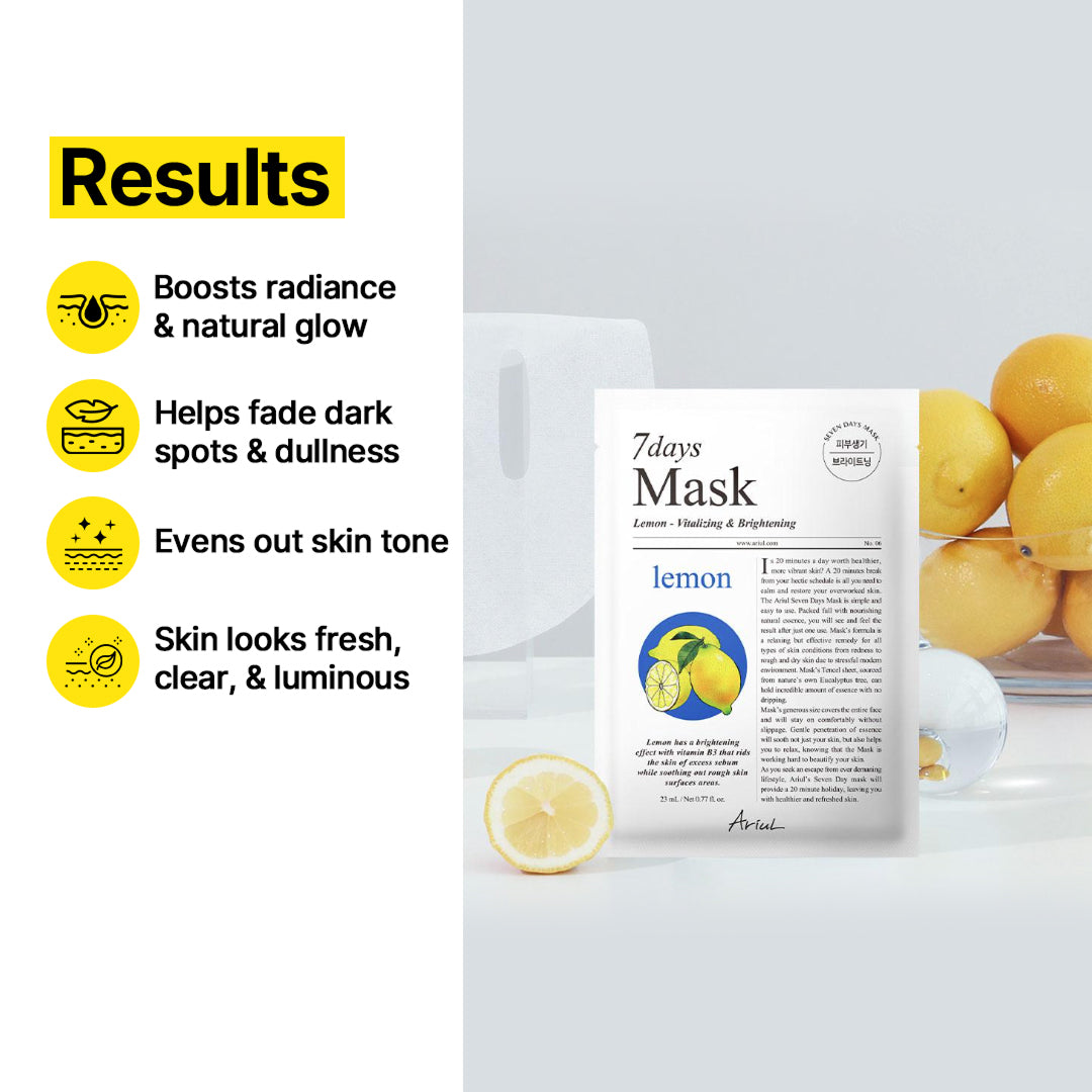 Ariul 7days Mask Lemon C - 23ml