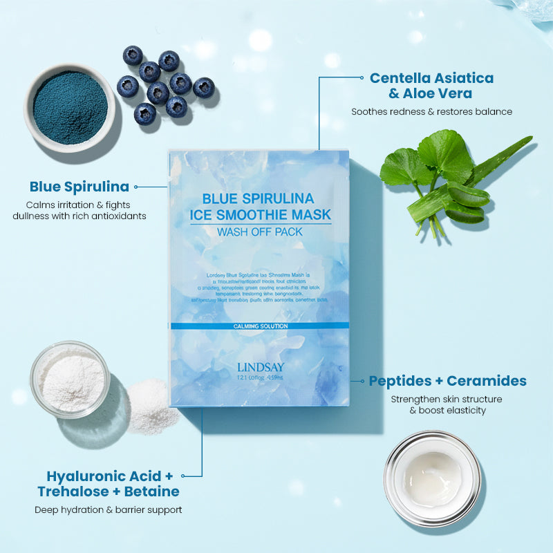 Lindsay Smoothie Mask Blue Spirulina