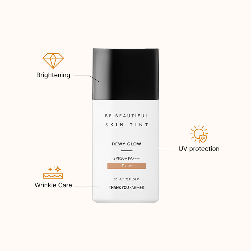 Thank You Farmer Be Beautiful Skin Tint Tan - 50ml