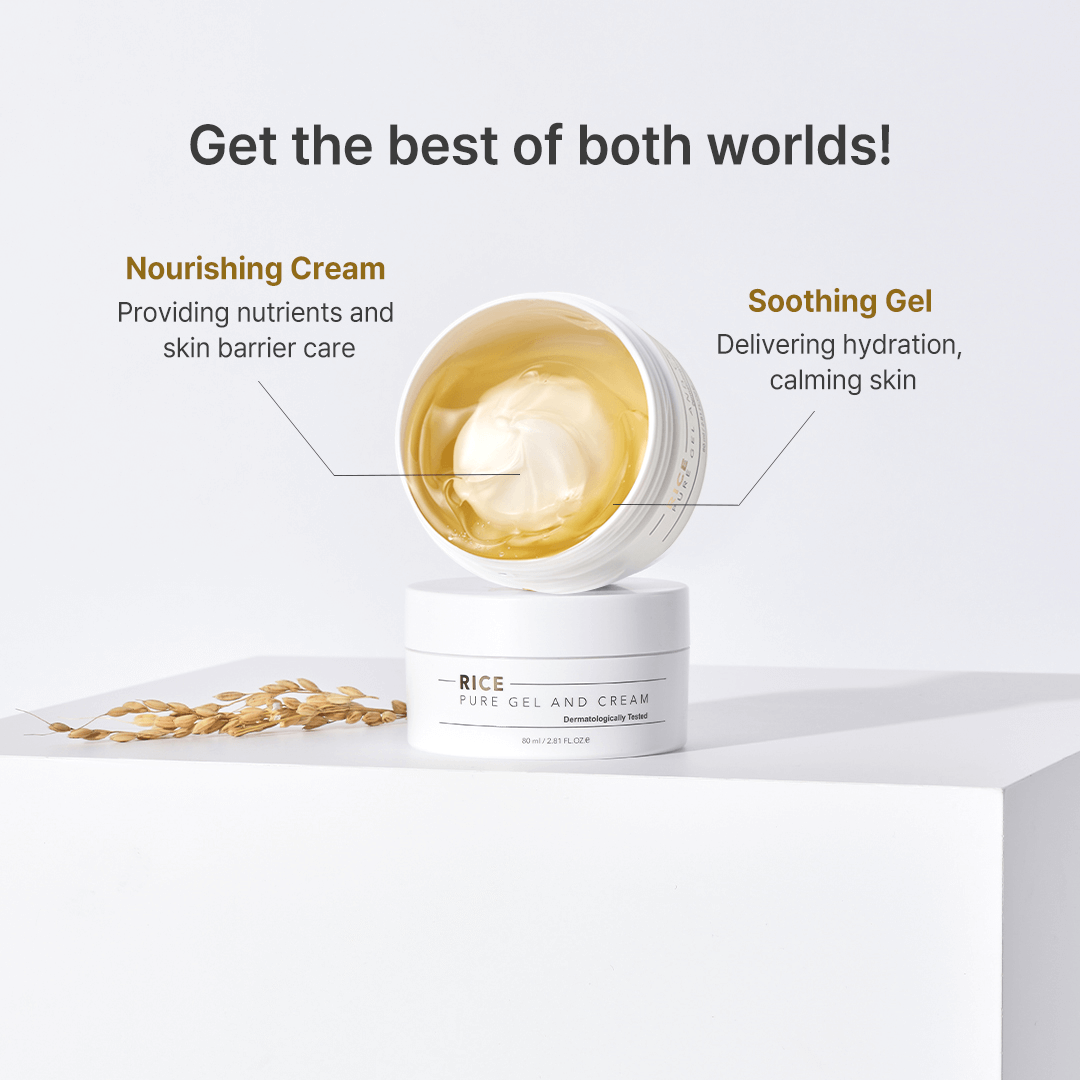 Thank You Farmer Rice Pure Gel and Cream - 80ml