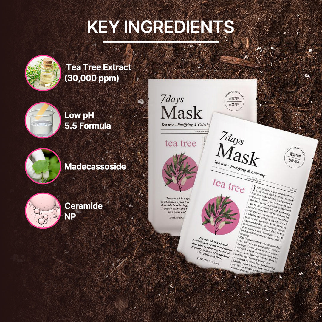 Ariul 7days Mask Tea Tree M - 23ml