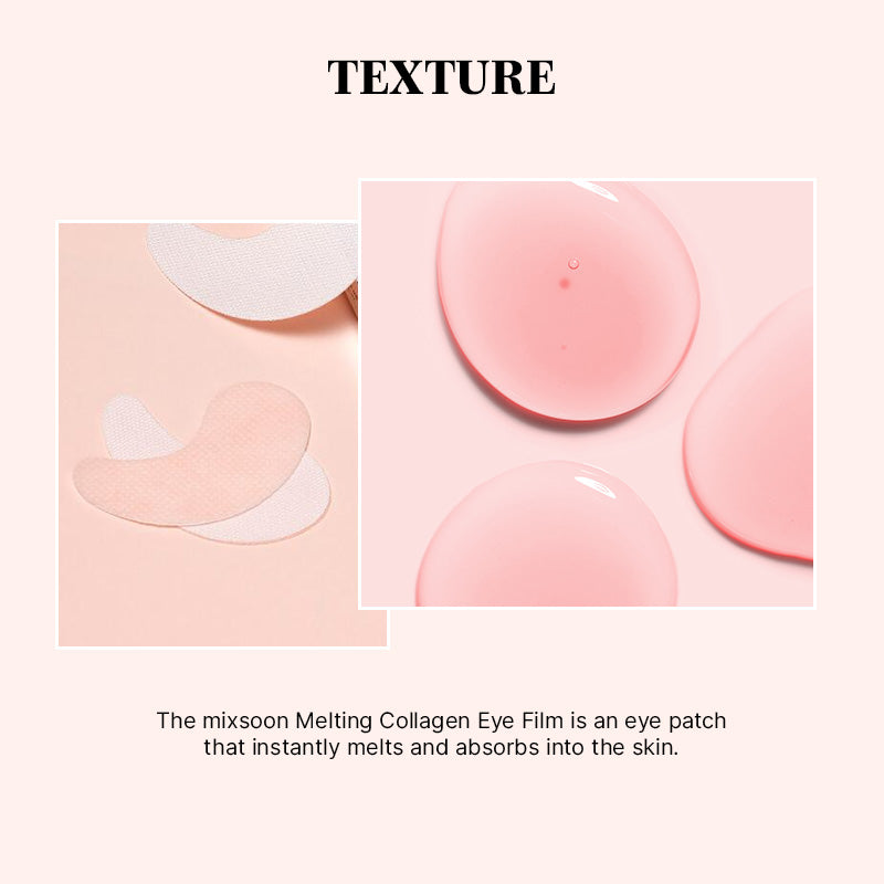 mixsoon Melting Collagen Eye Film - 1 pair (2ea)