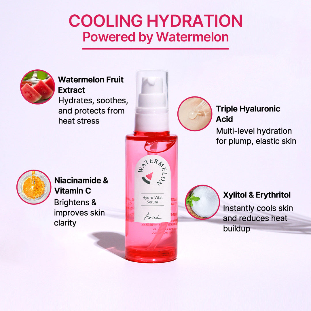 Ariul Watermelon Hydro Vital Serum - 55ml