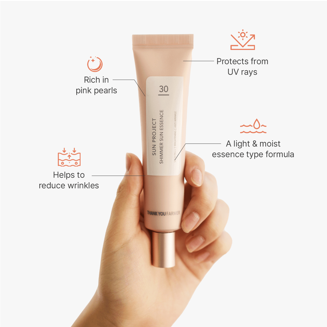 Thank You Farmer Sun Project Shimmer Sunscreen Essence SPF30 PA++ - 40ml