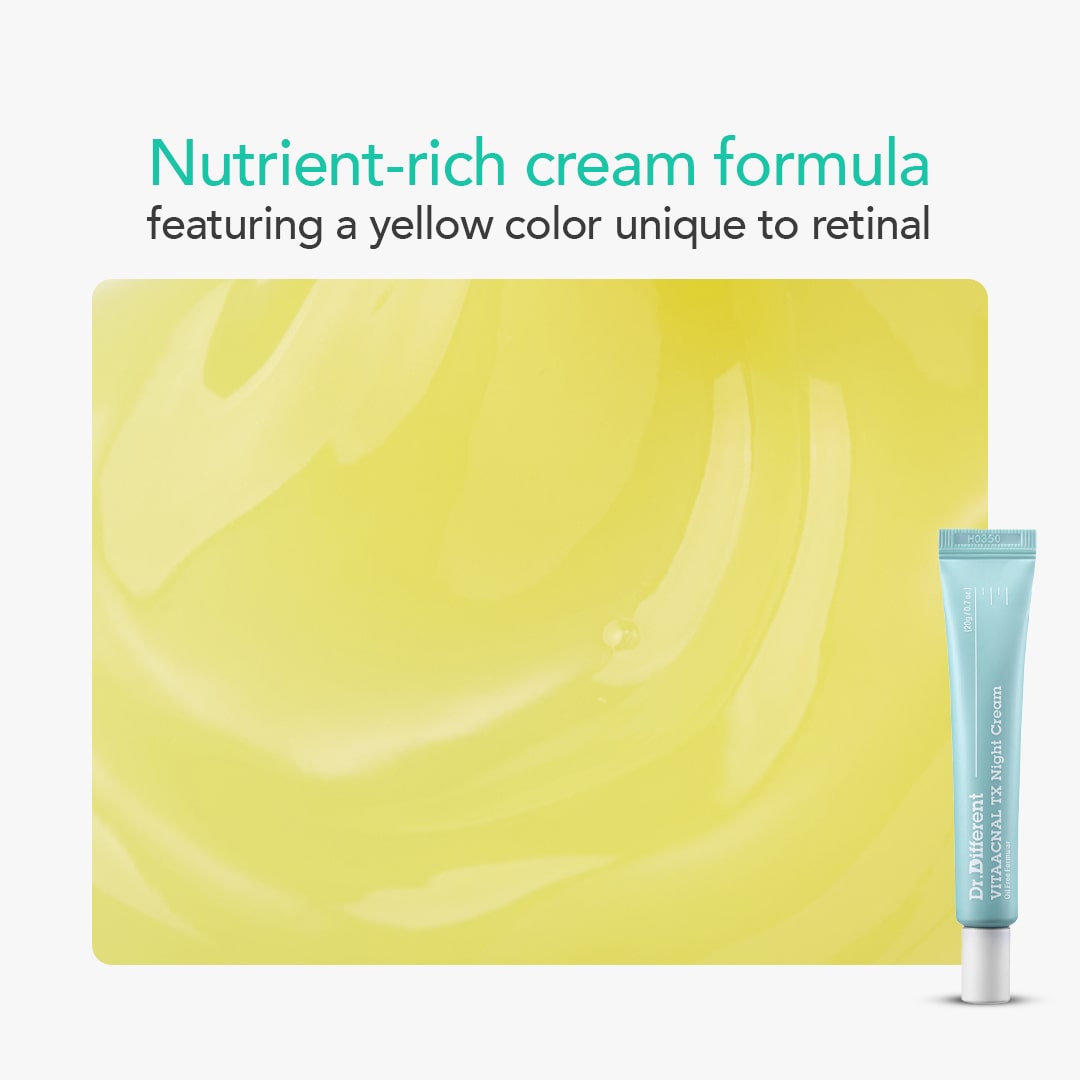 Dr. Different VITAACNAL TX Night Cream (0.1% Retinal) - 20gms
