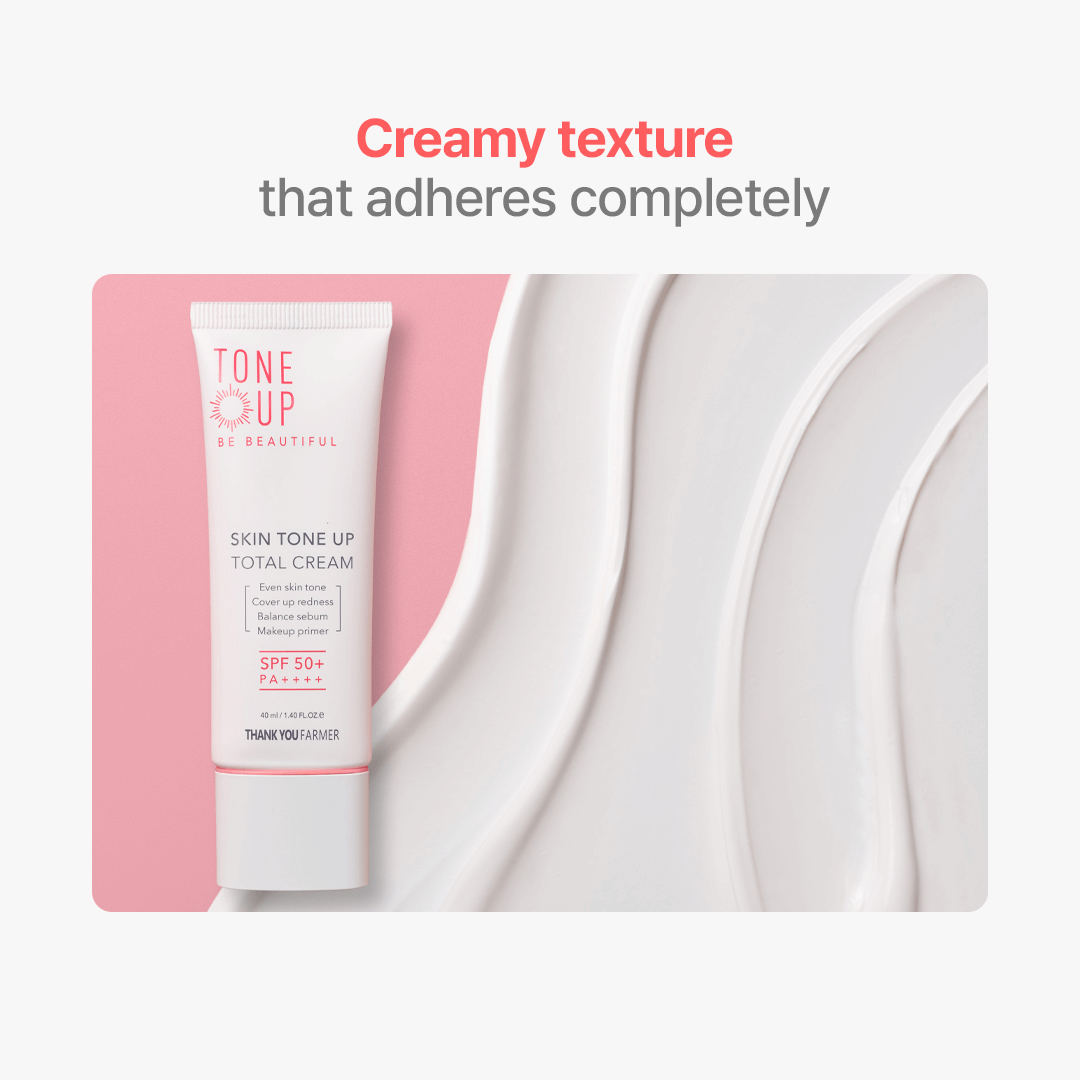 Thank You Farmer Skin Tone Up Total Cream SPF50+ PA++++ - 40ml