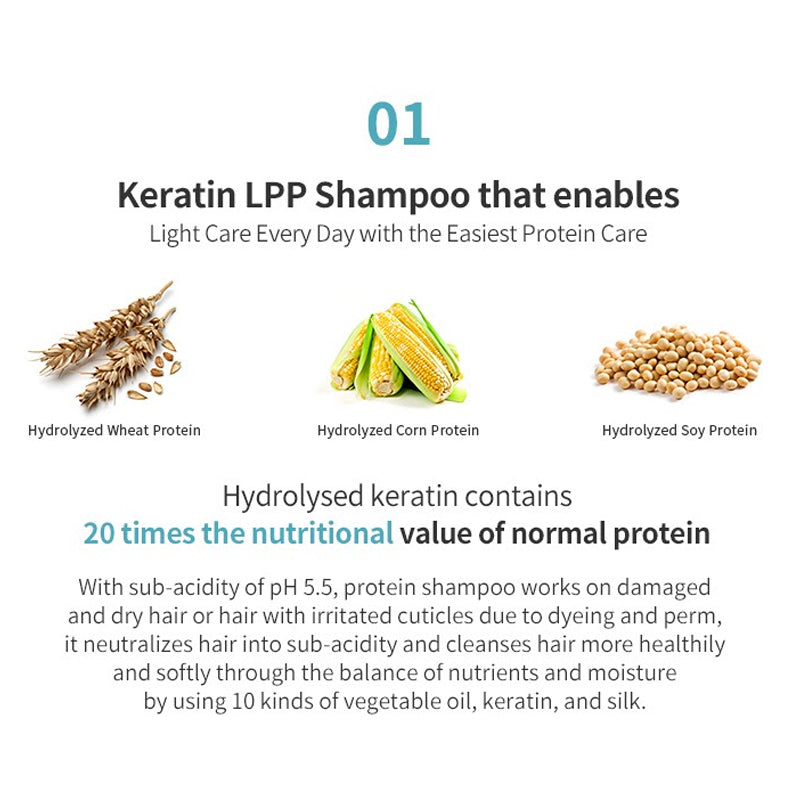 Lador Keratin LPP Shampoo - 530ml