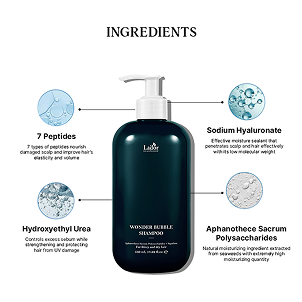Lador Wonder Bubble Shampoo - 600ml - Deep Hydrating Foam for