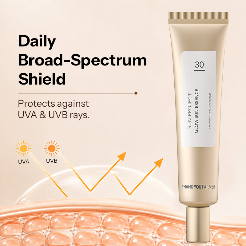 Thank You Farmer Sun Project Glow Sun Essence SPF30 PA++ 40ml