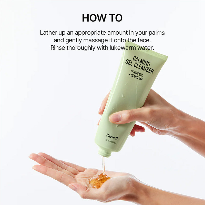 Parnell Panthenol Heartleaf Calming Gel Cleanser - 180ml