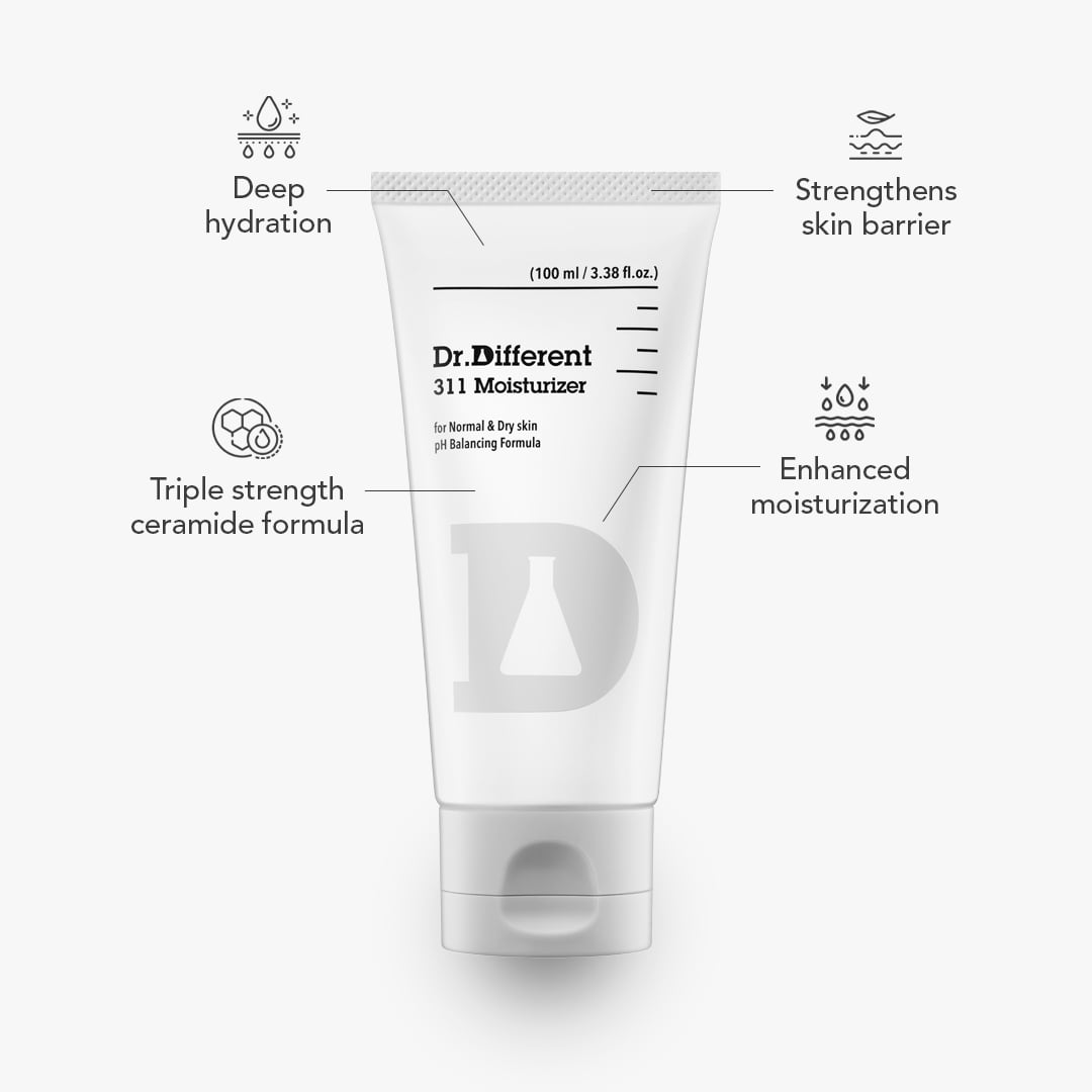 Dr. Different 311 Ceramide Moisturizer - 100ml