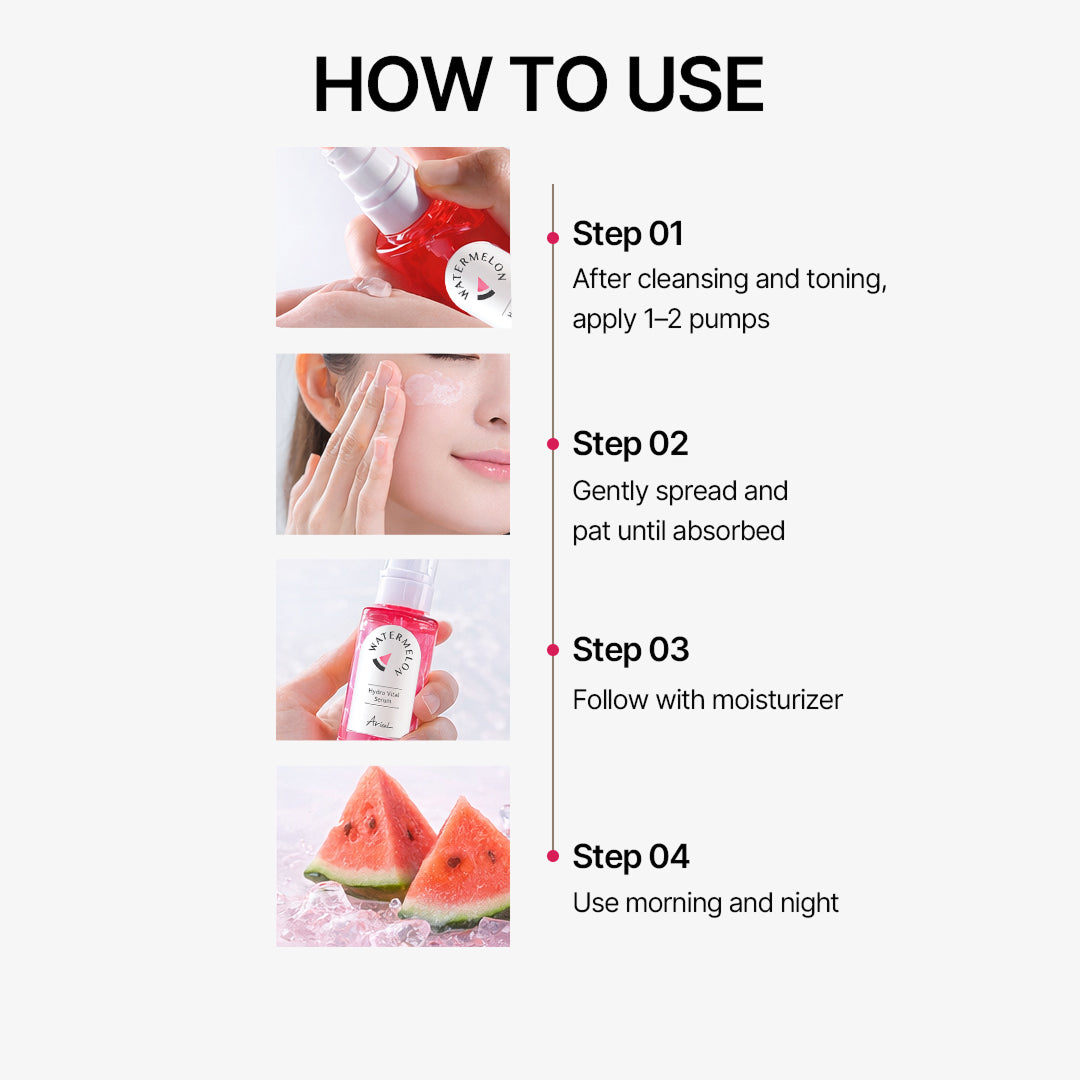 Ariul Watermelon Hydro Vital Serum - 55ml