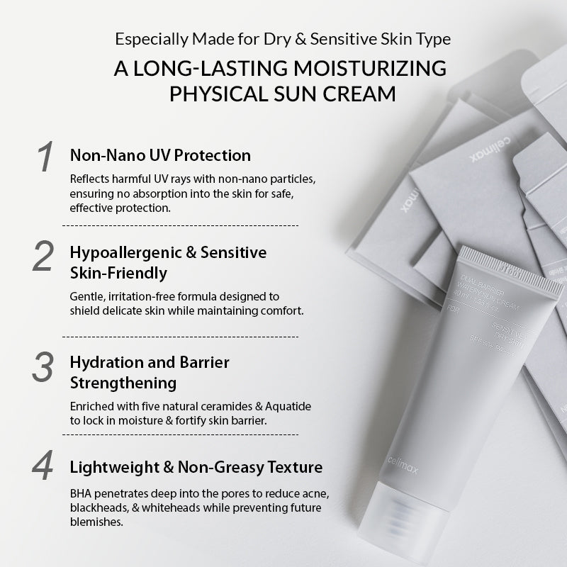 Celimax Dual Barrier Watery Sun Cream - 40ml