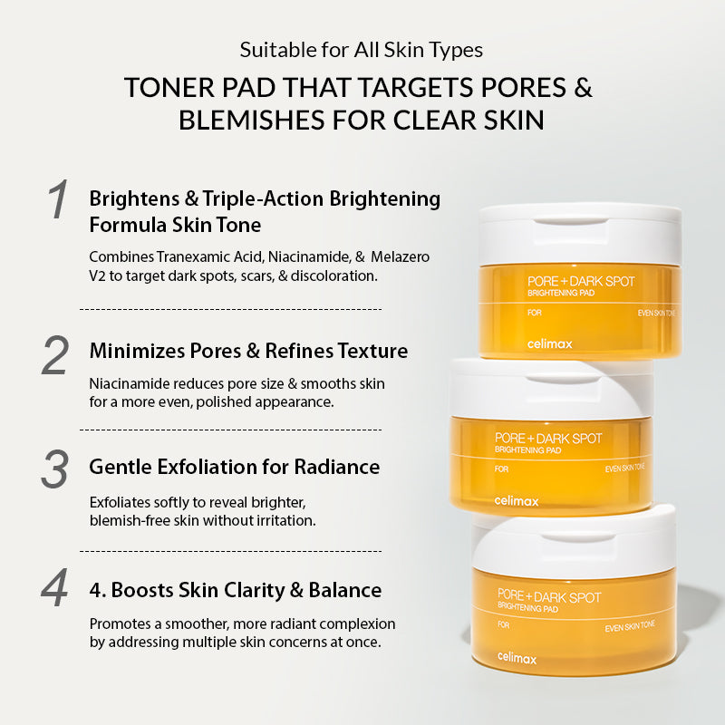 Celimax Pore+Dark Spot Brightening Pad - 40pads