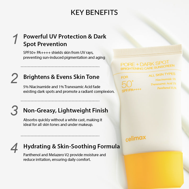 Celimax Pore+Dark Spot Brightening Care Sunscreen