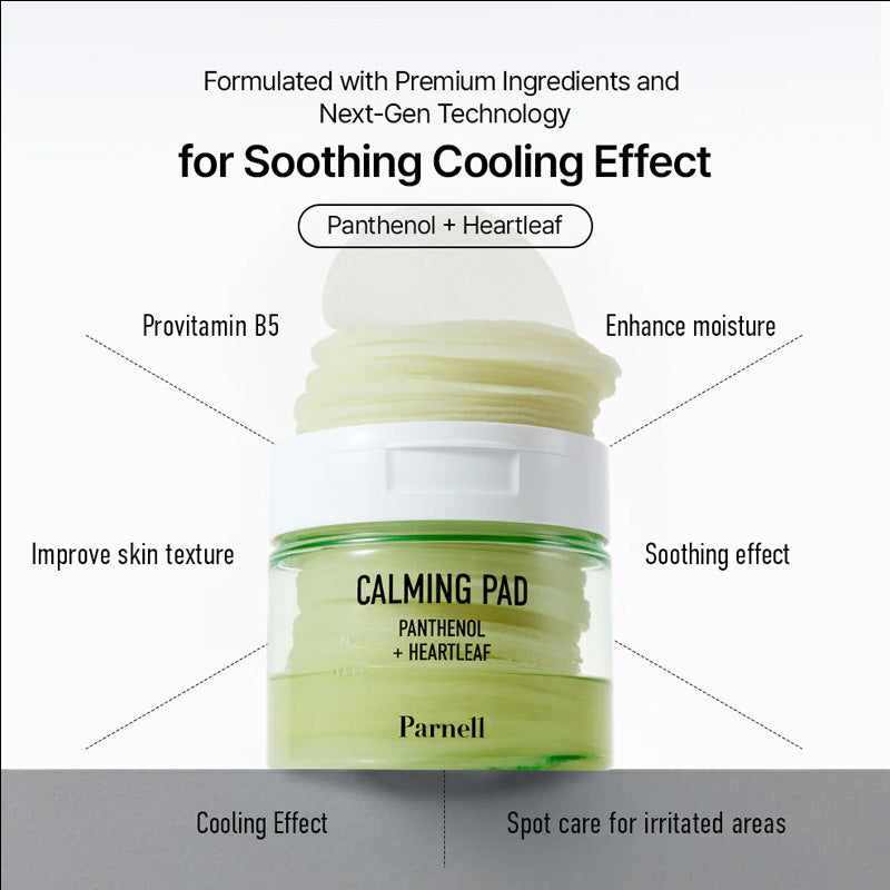 Parnell Panthenol Heartleaf Calming Pad- 170g (60 pads)