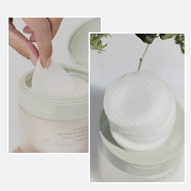 Celimax Ji Woo Gae Cica Bha Blemish Toner Pad - 60pads