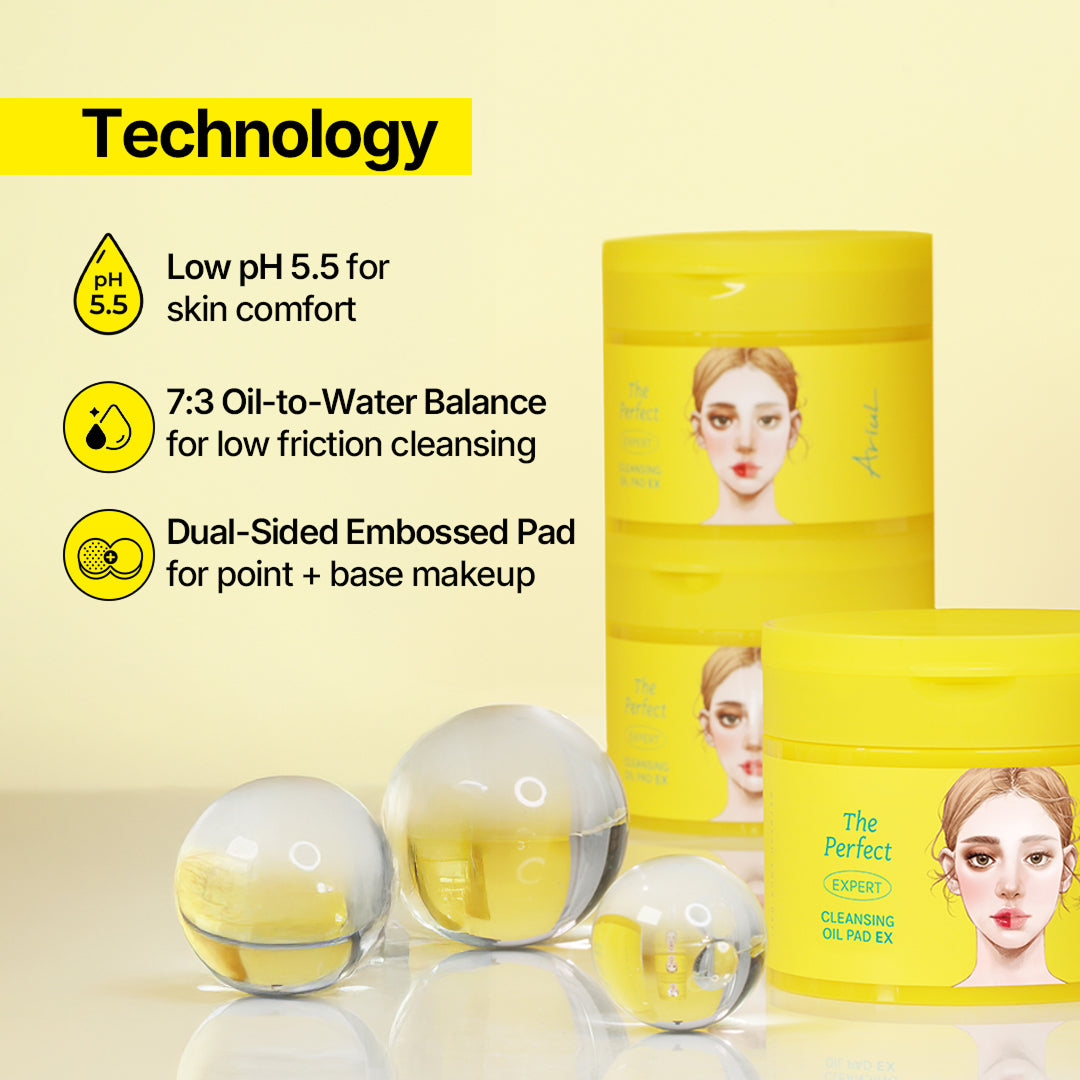 Ariul The Perfect Cleansing Oil Pad EX - 60 Pads
