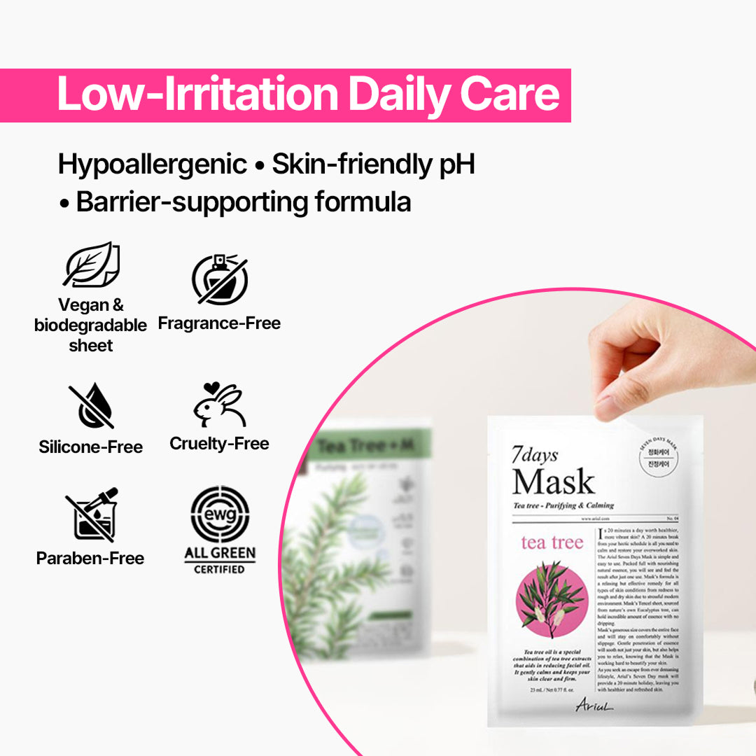 Ariul 7days Mask Tea Tree M - 23ml