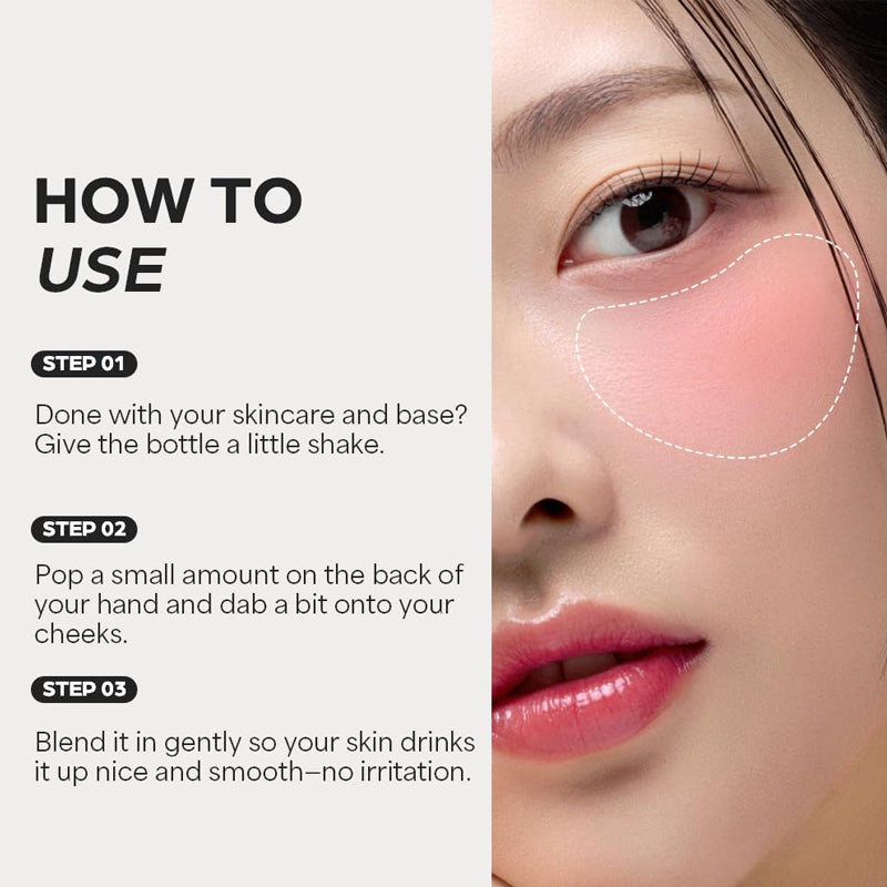 House of Hur Moist Ampoule Blusher 01 Nude Beige 10ml, 20ml