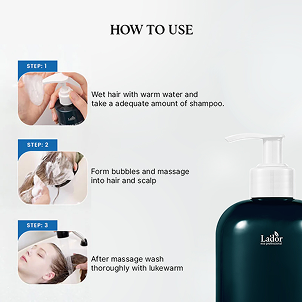 Lador Wonder Bubble Shampoo - 600ml - Deep Hydrating Foam for