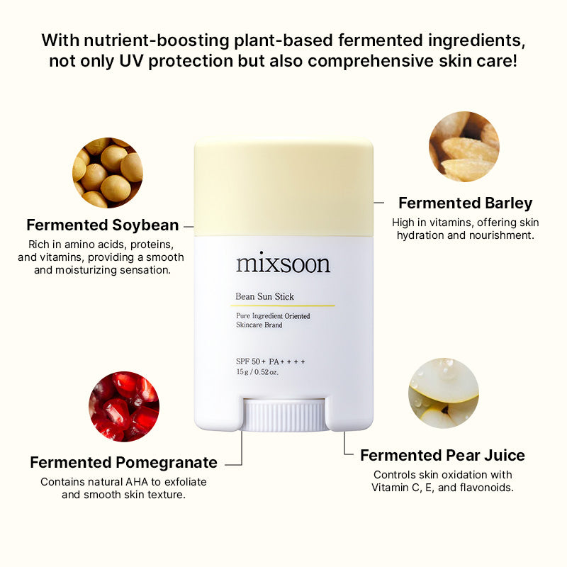 Mixsoon Bean Sunstick SPF 50+ PA++++ - 15g