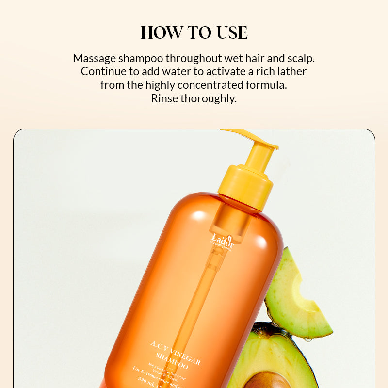 Lador ACV Vinegar Shampoo - 530ml