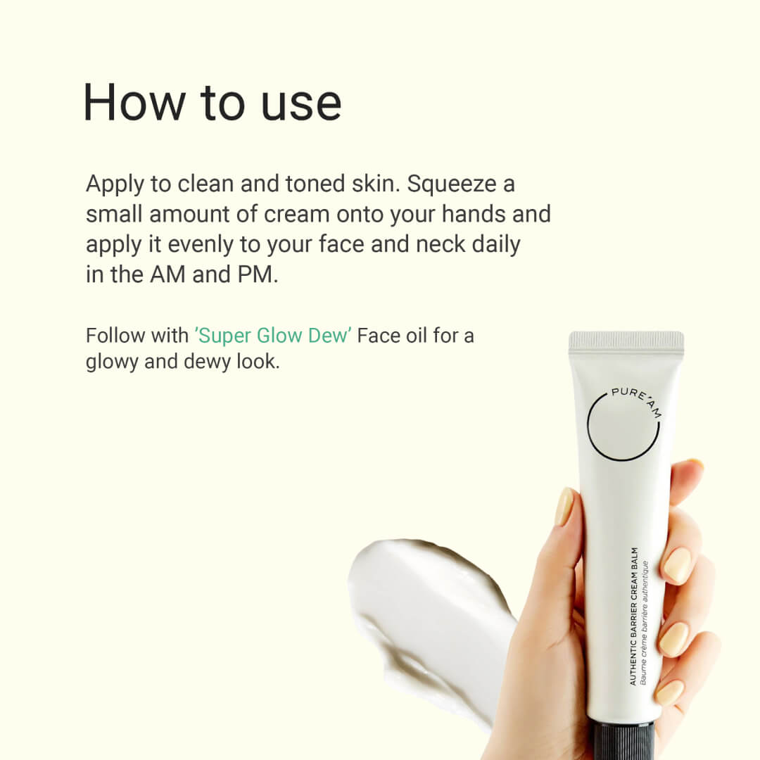 PureAm Authentic Barrier Cream Balm (Moisturizer) - 75ml, 30ml