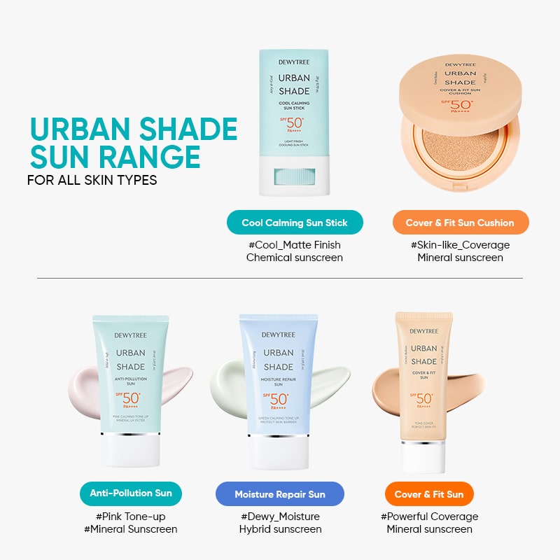 Dewytree Urban Shade Anti-Pollution Sunscreen SPF 50+ PA++++ - 50ml