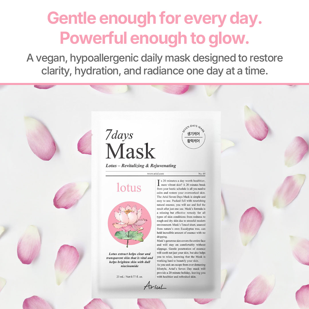 Ariul 7days Mask Lotus N - 23ml