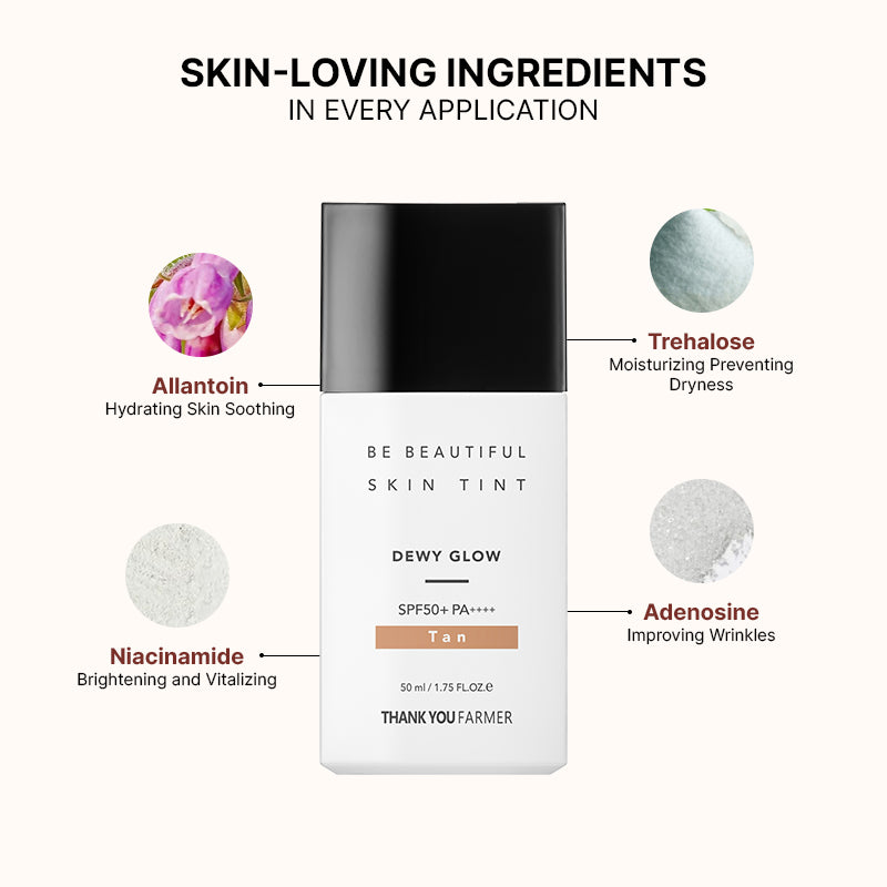 Thank You Farmer Be Beautiful Skin Tint Tan - 50ml