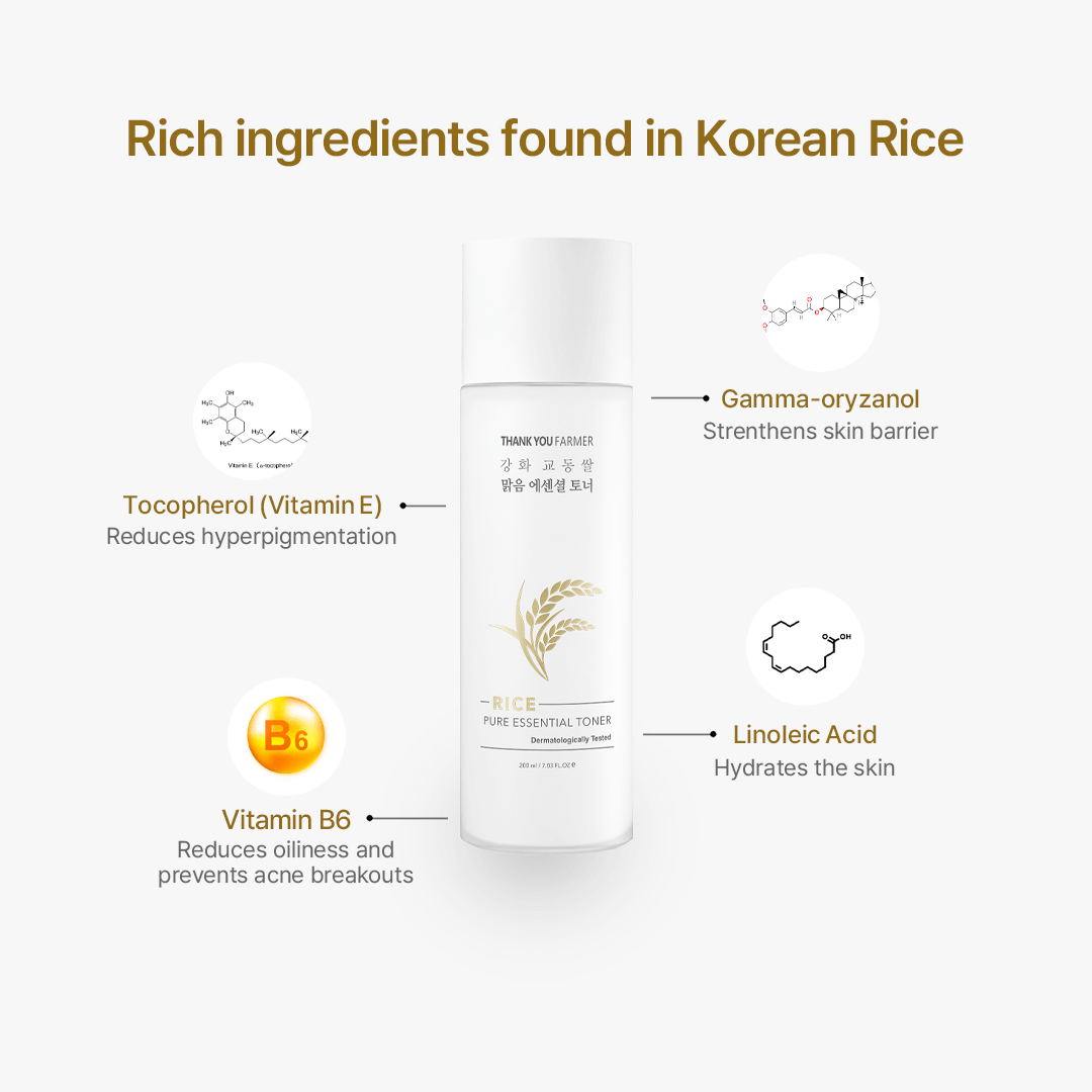 Thank You Farmer Rice Pure Essential Toner - 200ml