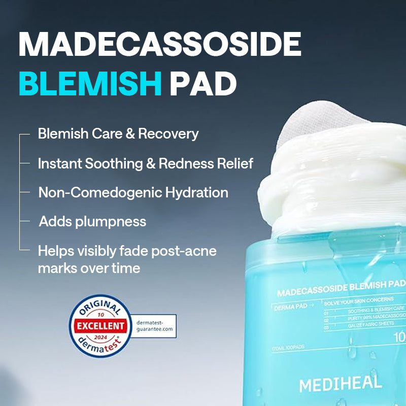 MEDIHEAL Madecassoside Blemish Pad - 170ml