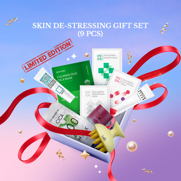 Skin De-Stressing Gift Set (9 pieces)
