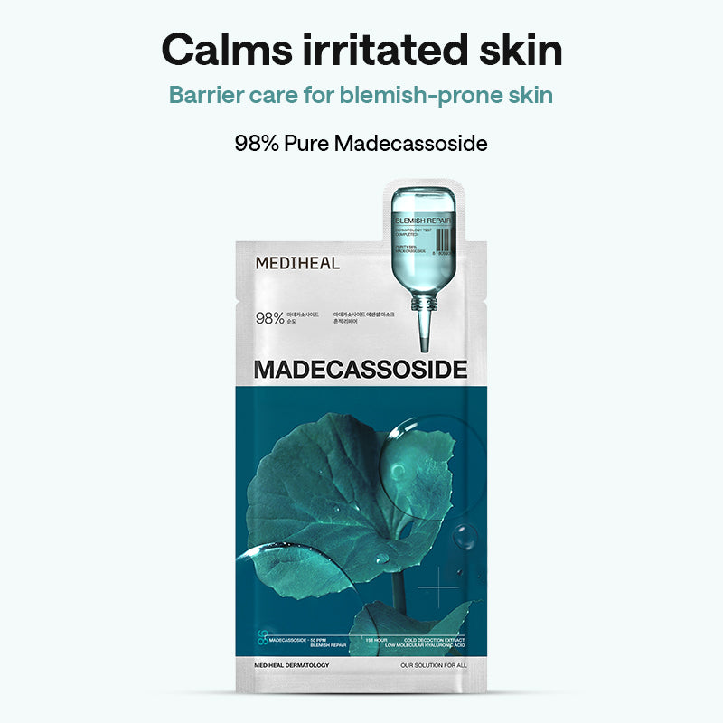 MEDIHEAL Madecassoside Essential Mask Blemish Repair - 24ml