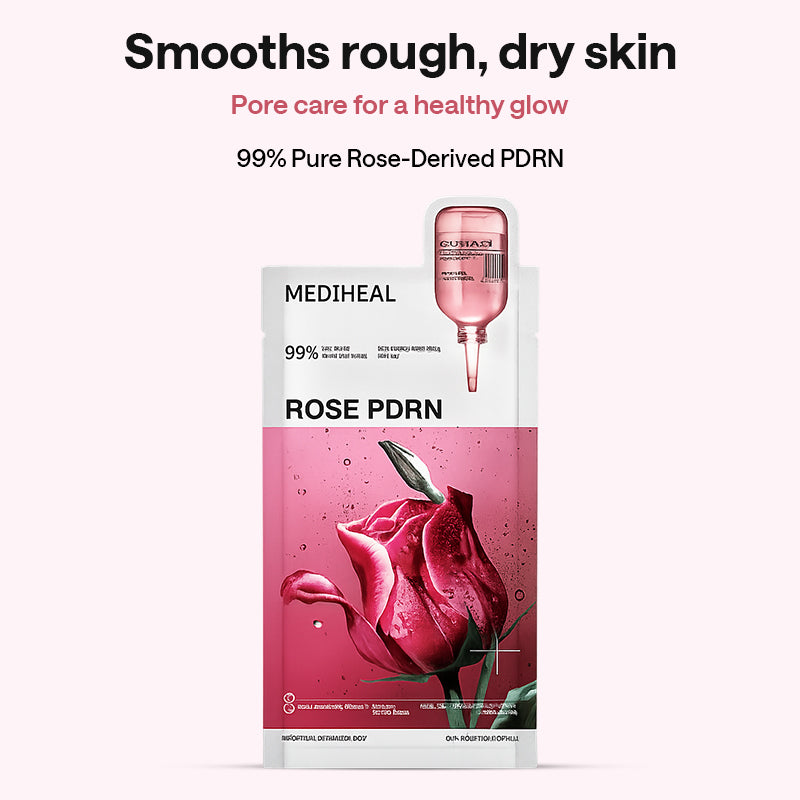 MEDIHEAL Rose PDRN Essential Mask Healthy Glow - 24ml