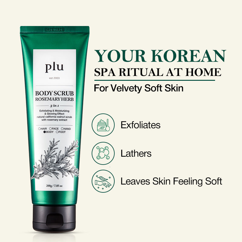 Plu Body Scrub Rosemary Herb 200g