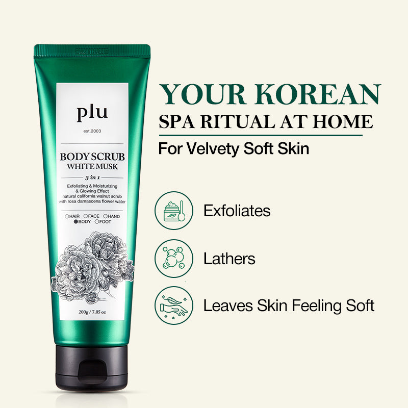 Plu Body Scrub White Musk 200g