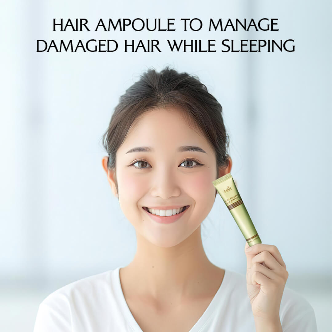 Lador Snail Sleeping Hair Ampoule (Leave-in treatment) - 20ml