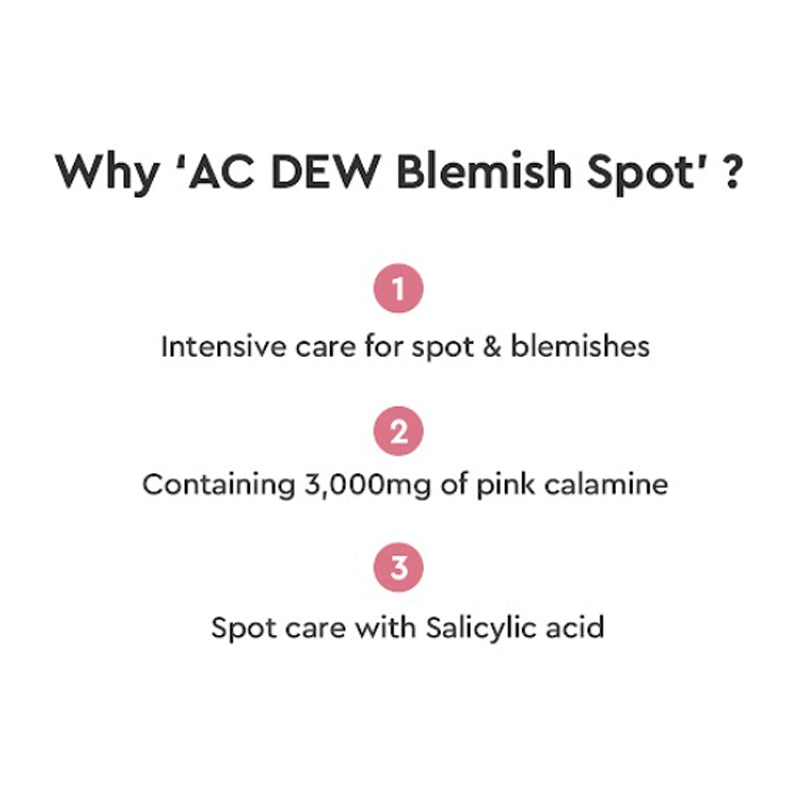 Dewytree The Clean Lab AC Dew Calamine Blemish Spot