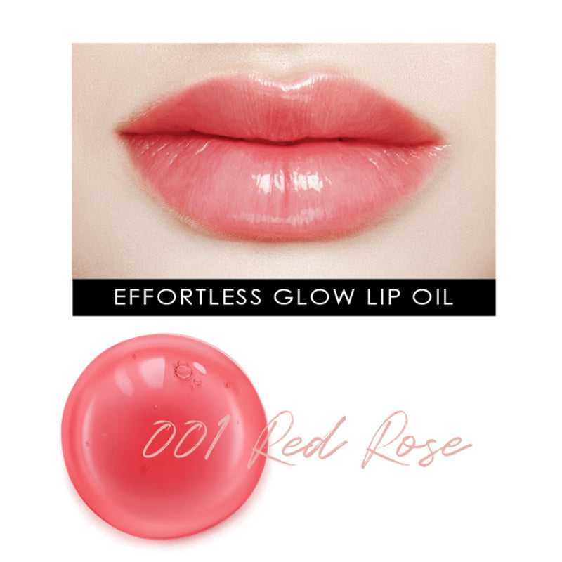 Glowiest Effortless Glow Lip Oil (001 Red Rose)